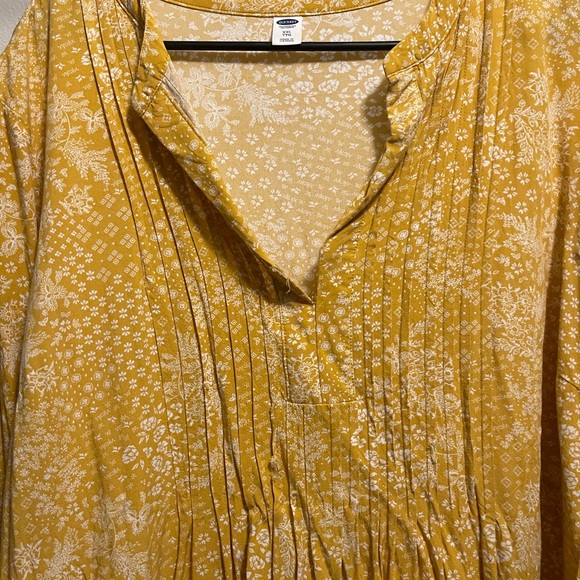 Old Navy Golden Floral Dress - Picture 3 of 4